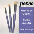 3 brosses a pochoir pebeo 4 6 10