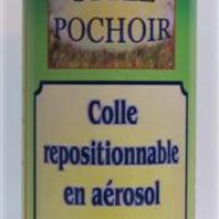 Colle repositionnable pochoirs