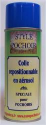 Colle repositionnable pochoirs