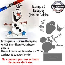 Db2 olaf decoupe bois a assembler pour noel jeu enfant cadeau fabrique en france