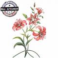 Fleurs de lys mon artisane pochoir ref fl87415