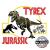 Jr3 jurassic raptor tyrex pochoir mon artisane a peindre